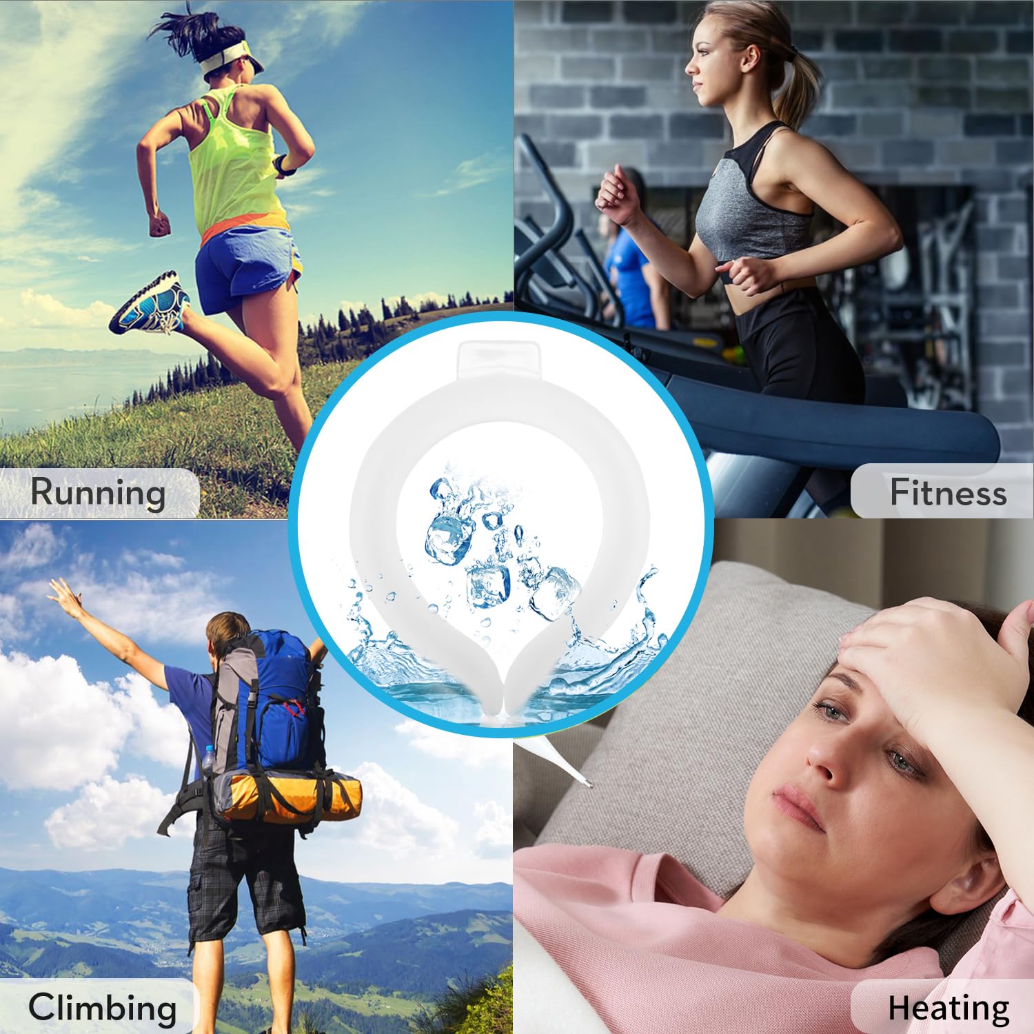 YOYORI dispositif de refroidissement du cou, utilisation confortable et portable