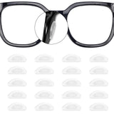 YR coussinets nez silicone transparents pour lunettes, confort discret.
