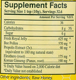 Gelee royale YS Eco Bee Farms, portion par pot pour planification.