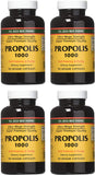 YS Eco Bee Farms Propolis 1000 : bouteille de gélules faciles à intégrer au quotidien.