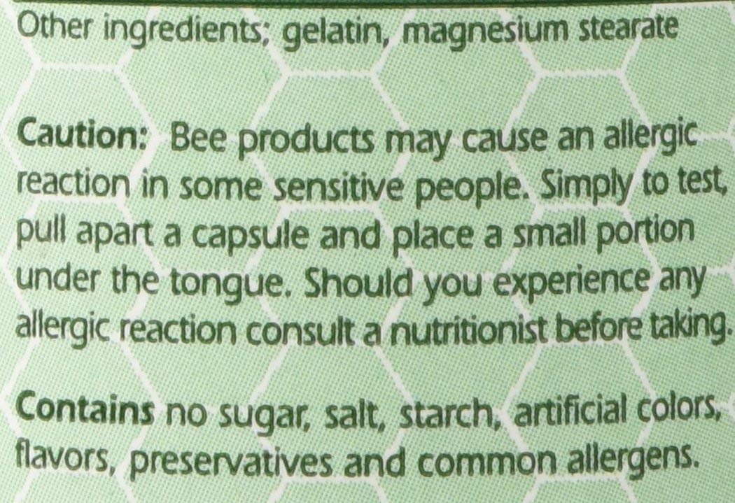 YS Organic pollen d’abeilles, capsules: apport protéique pour le quotidien actif.