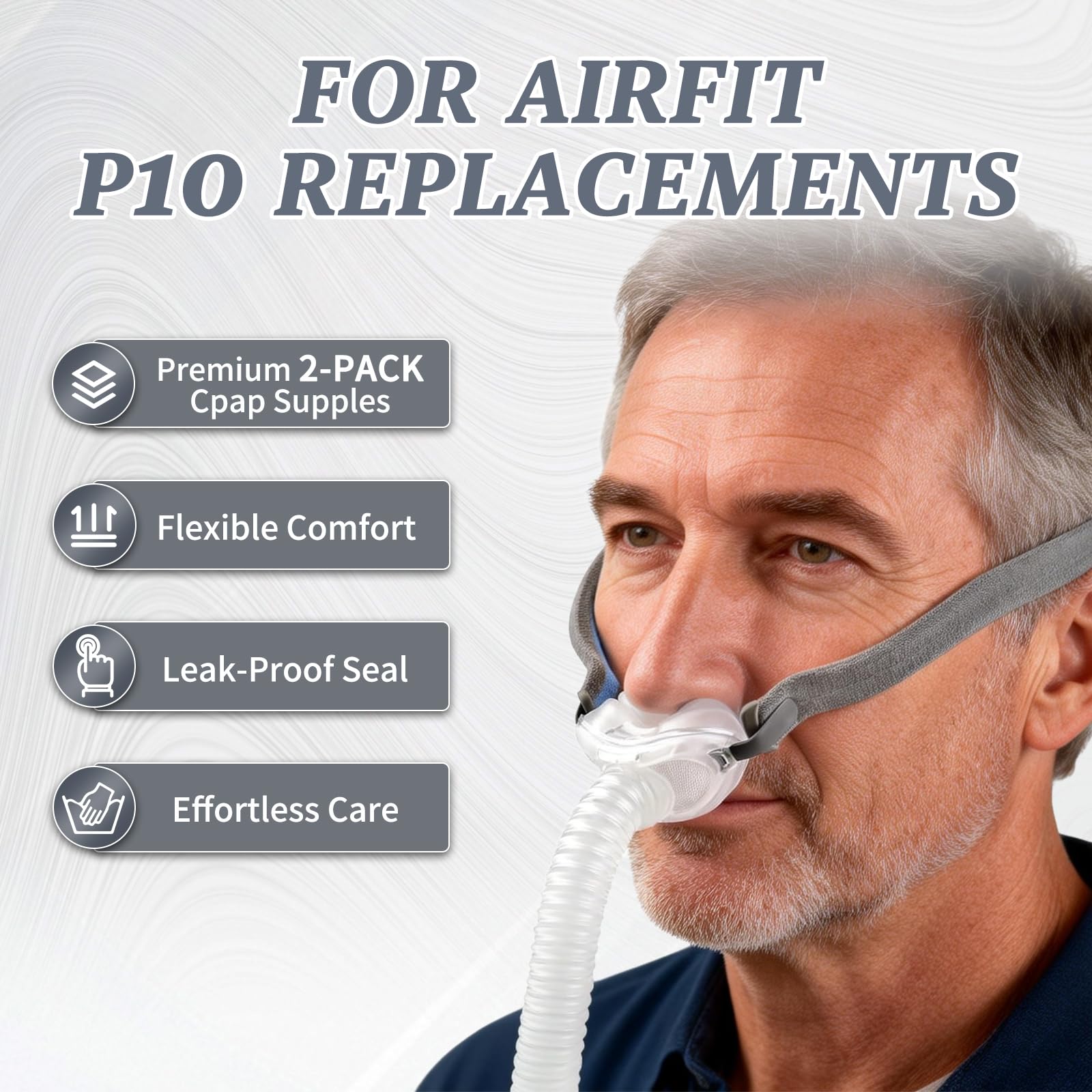 YSSKTC remplacement simple et nettoyage facile de l'oreiller nasal.