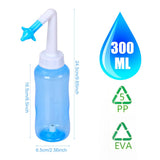 Buse adulte du Neti Pot YSYONM pour un rinçage nasal précis et confortable.