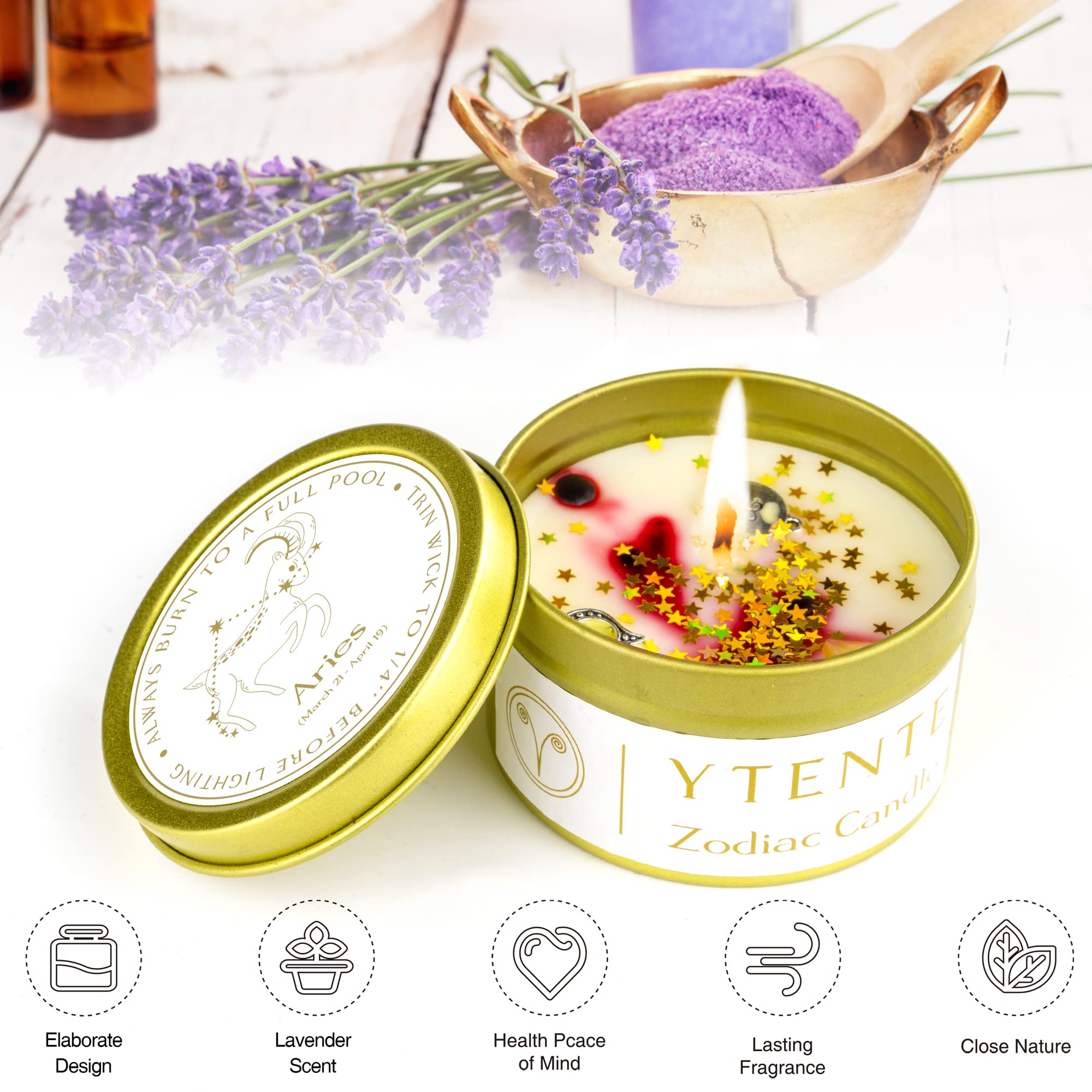 YTENTE coffret cadeau Aries, packaging soigné et cadeau réfléchi