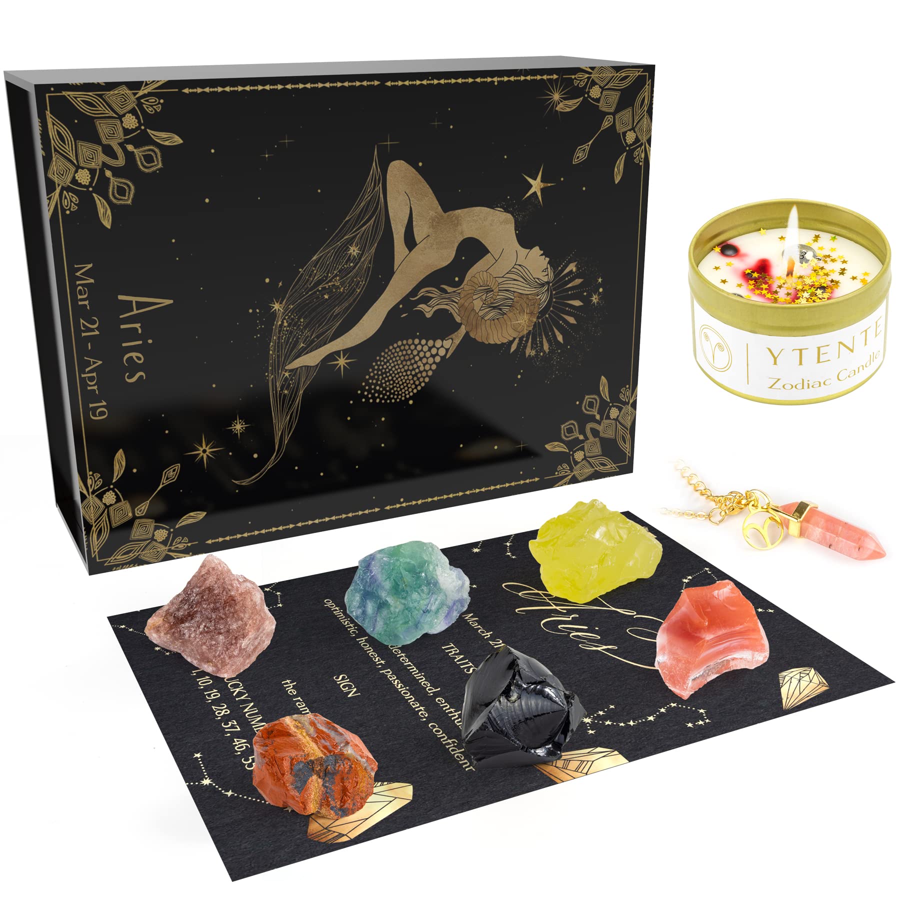 YTENTE ensemble cadeau Aries, choix harmonieux pour anniversaire