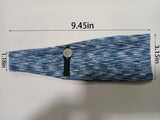 Design bleu rayures YTYLBH, style identifiable lors des interventions.