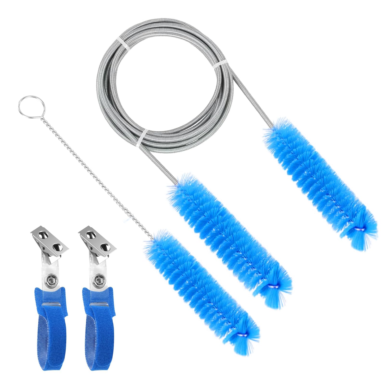 Brosse-tube flexible Yueerbao pour nettoyer les tuyaux CPAP en profondeur.