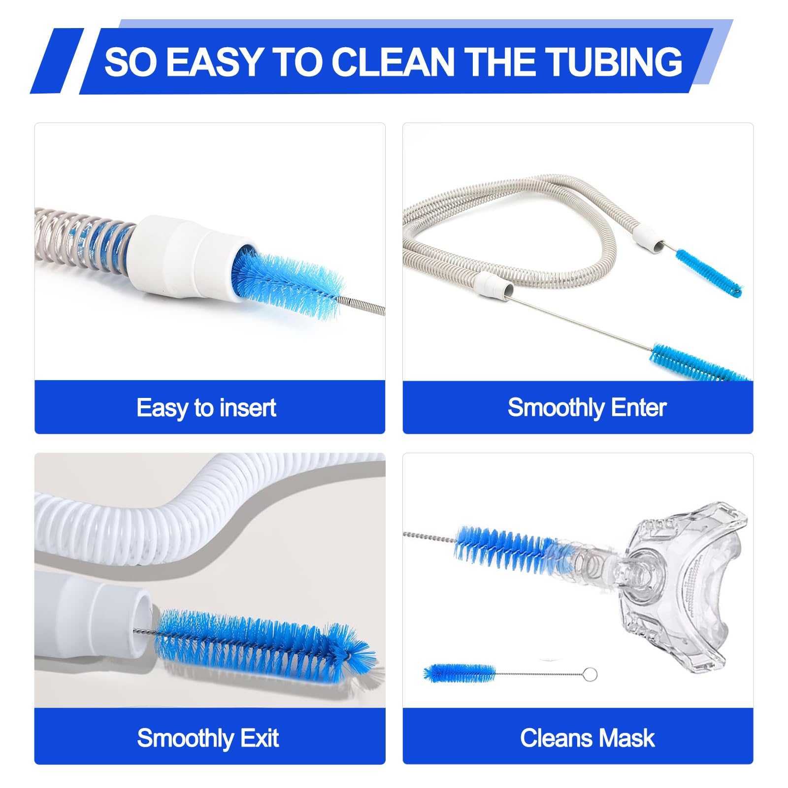 Kit-nettoyage ergonomique Yueerbao rend l'entretien rapide et sûr.