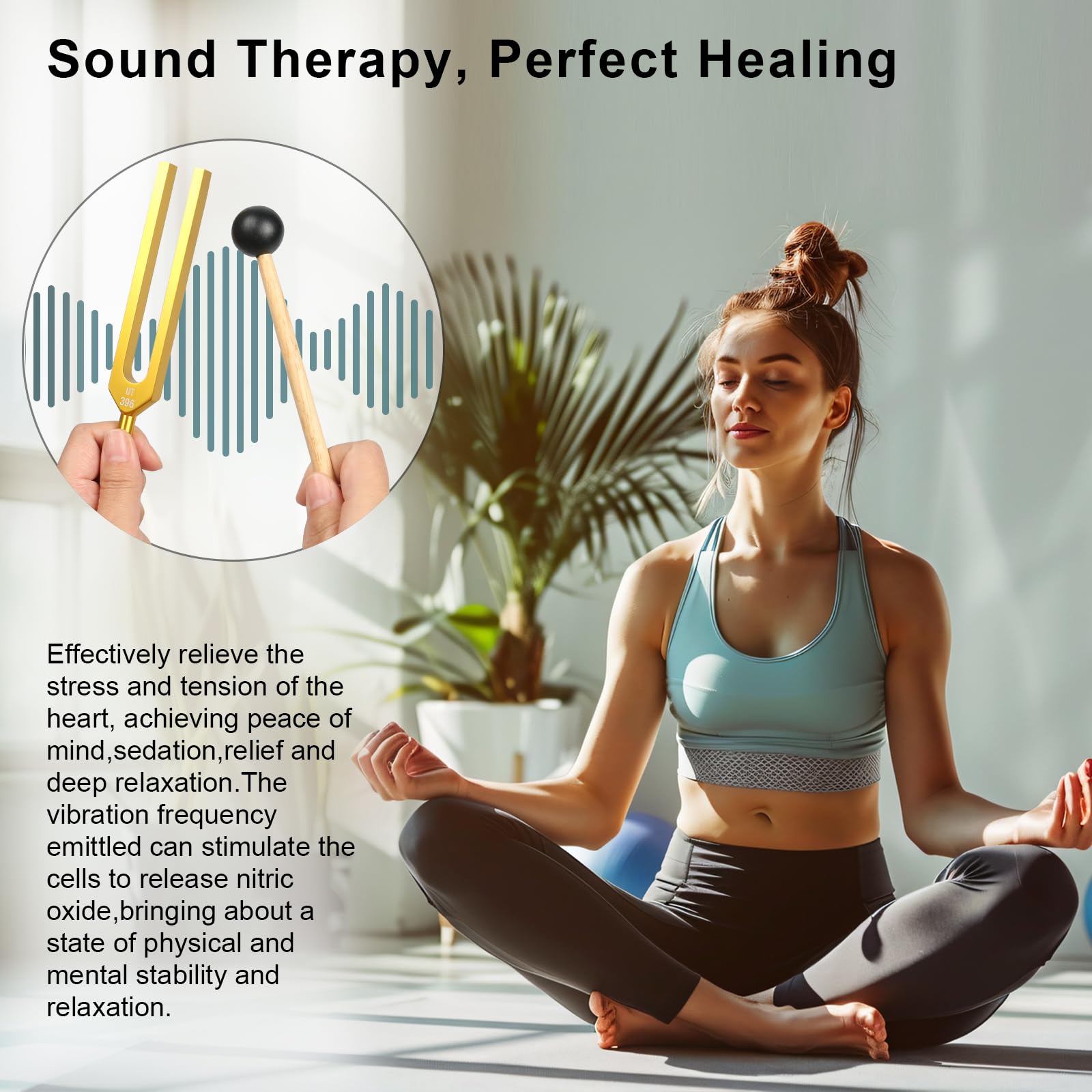 Diapasons Solfeggio Yuepin 528 Hz, récupération et énergie positive.
