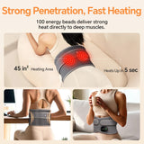 YUHUO masseur lombaire vibration trois niveaux pour relaxation ciblée