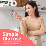 Gommes glucose véganes YUM-V'S, sans gluten ni produits animaux.