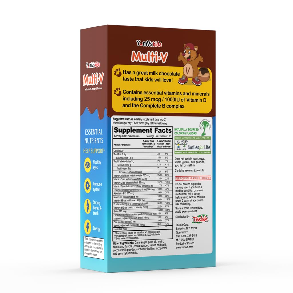 YUM-V'S ours chocolatés boîte 60 pièces prête à emporter