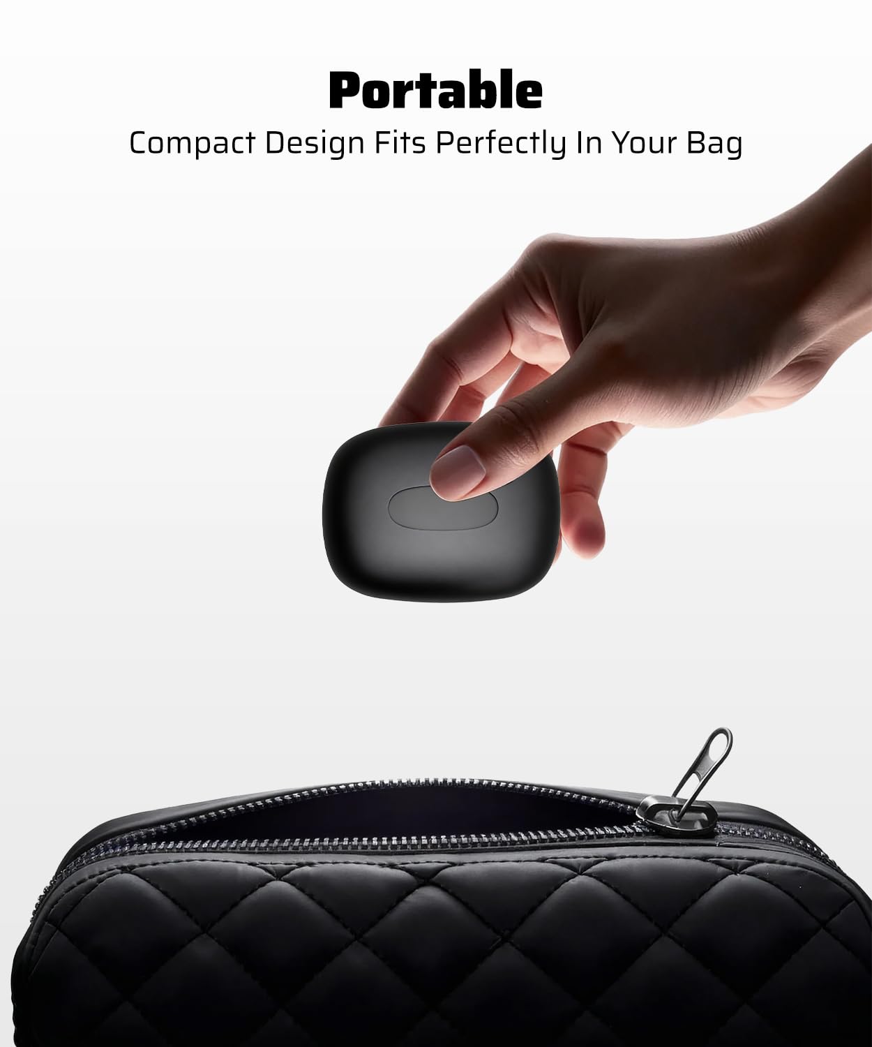 Boîte de transport pratique avec étui et lanière inclus.