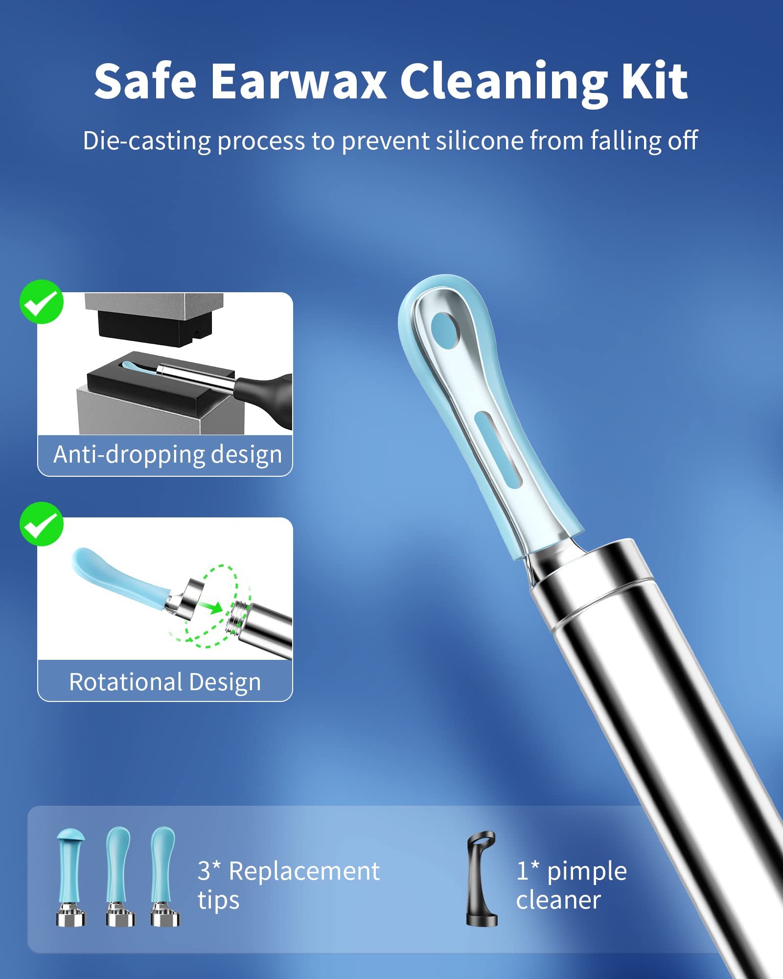 Contrôle intelligent de température Yumika évite les contacts irritants.