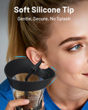 Yumika securite-confort: pointe silicone douce protege oreille et evite les eclaboussures.