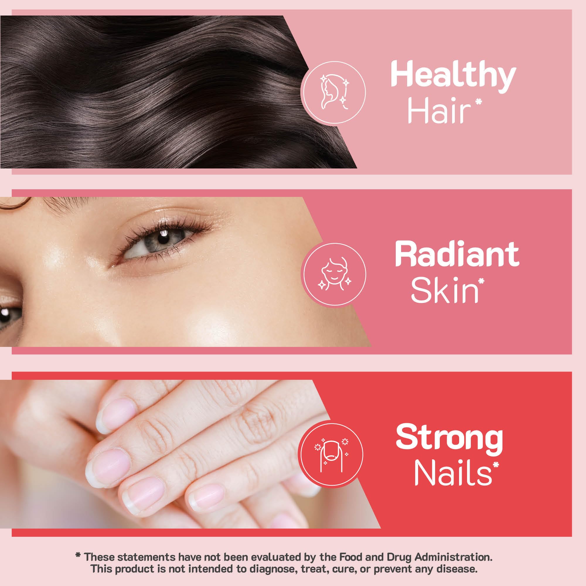 Texture des gommes YumVs Biotine, apparence lisse et fruitée