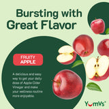 Gommes YUM-V'S 60-bonbons, dosage pratique au quotidien.