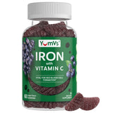 Gommes au fer YUM-V'S en bouteille pour un apport quotidien
