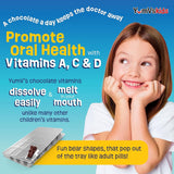 YUM-V'S Oursons Chocolatés sans allergènes courants et certifiés Kosher.