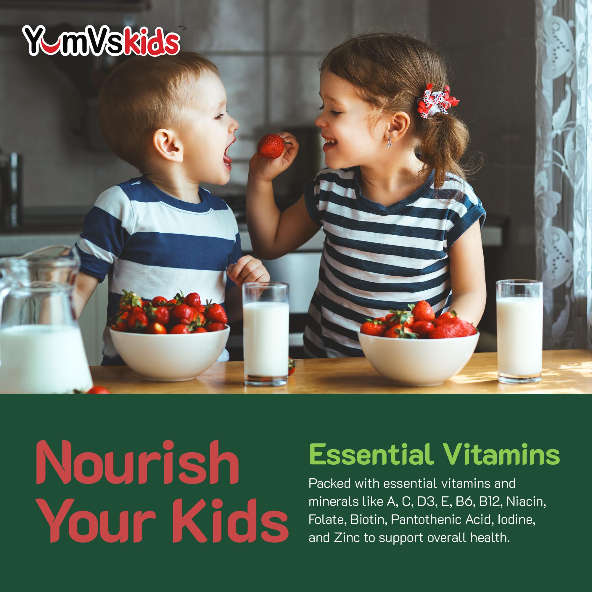 Formule végétarienne YumVs sans gélatine.