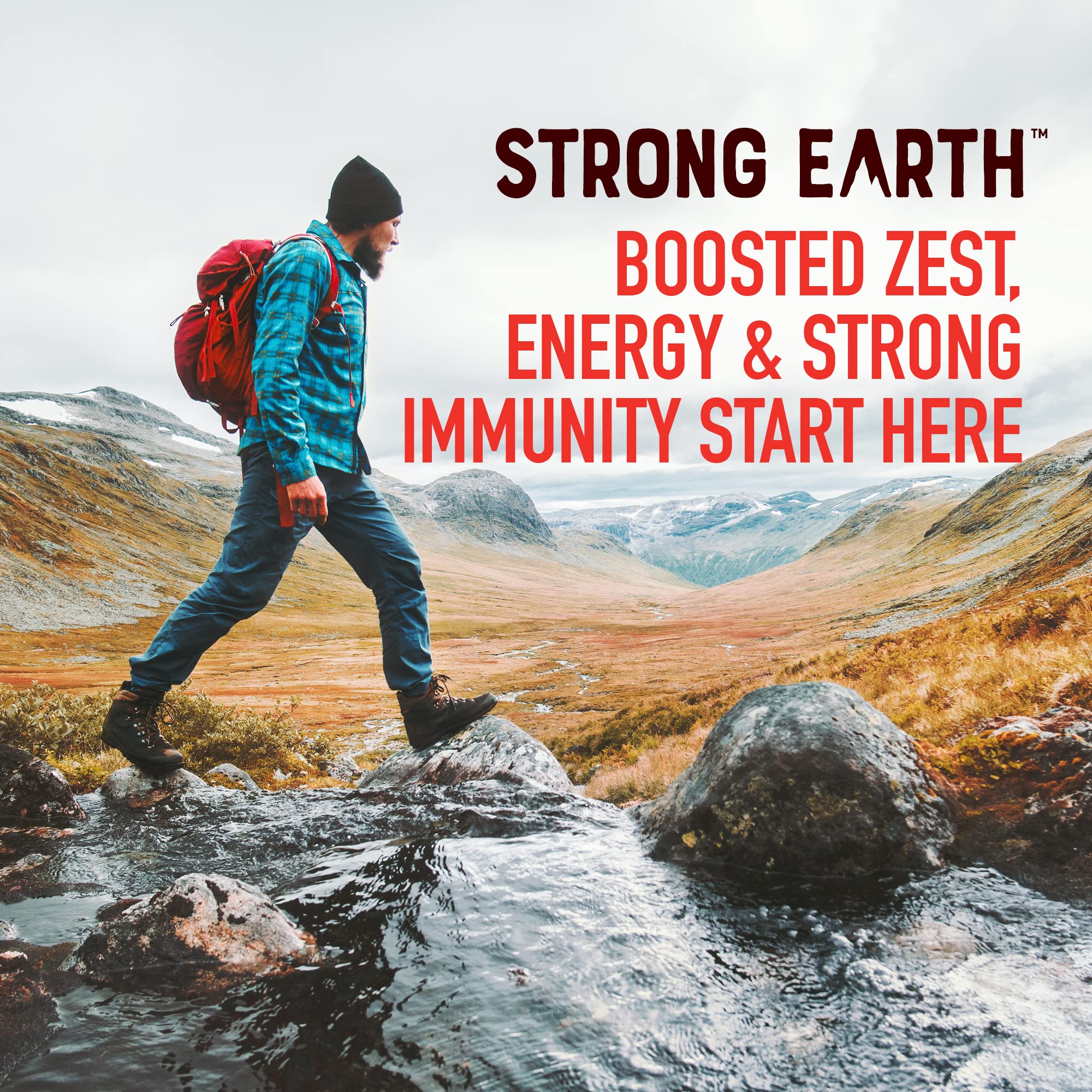 Boîte refermable pratique pour la routine santé, YUM-V'S Strong Earth.