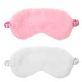 Masque yeux Yuomeaz peluche blanc, douceur premium et confort pour le sommeil