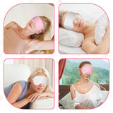 Masque yeux Yuomeaz peluche rose, design élégant et confortable