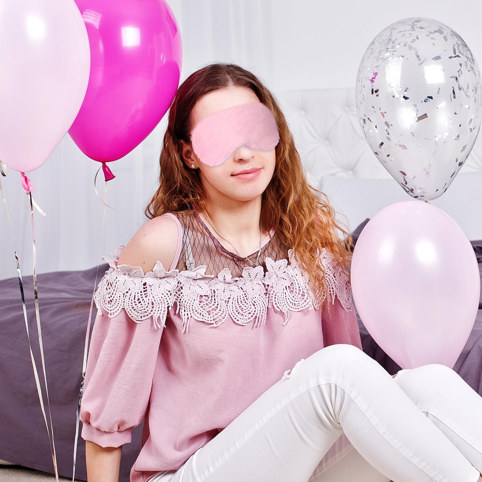 Pack double Yuomeaz: deux masques yeux peluche pour partager