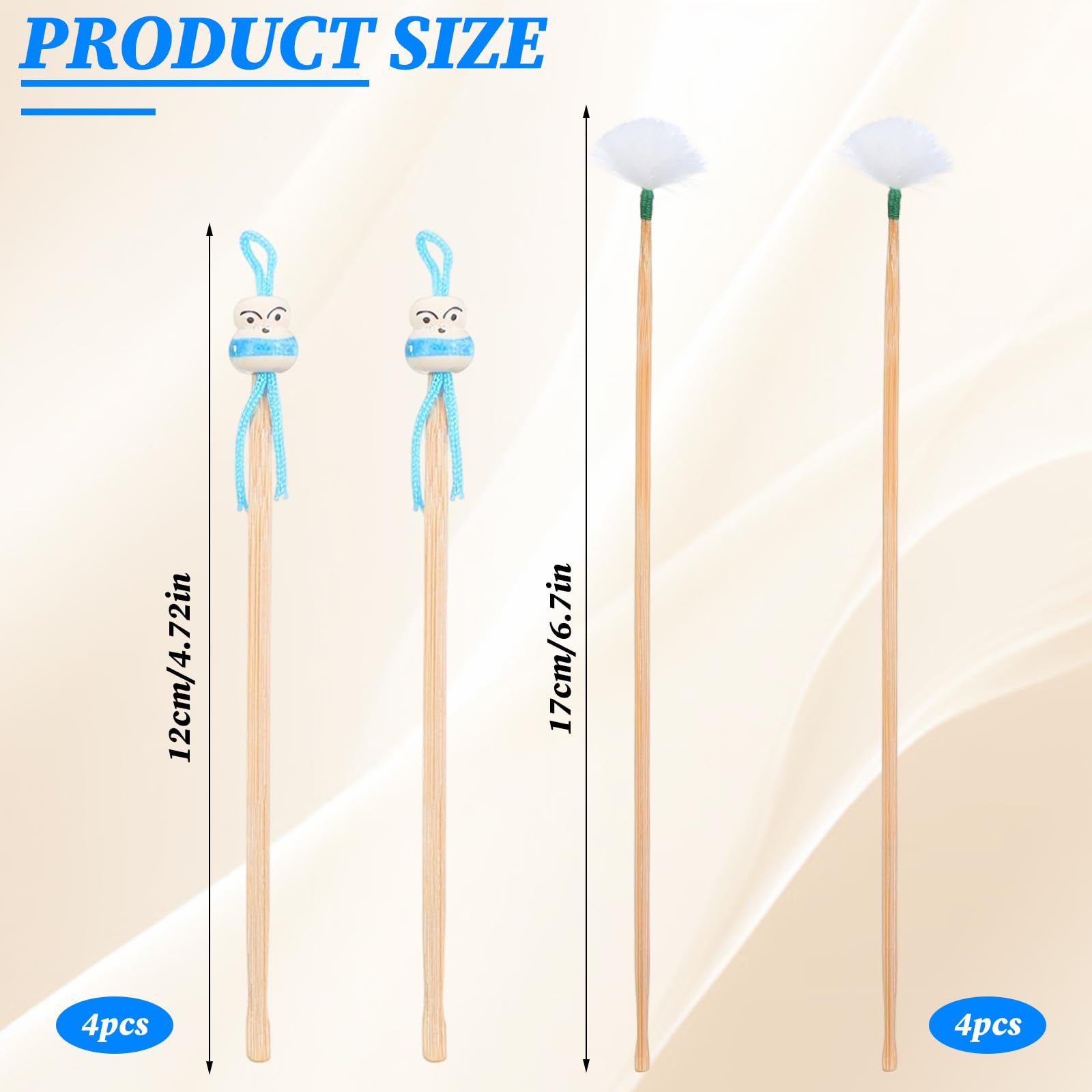 Pince-oreille Yuomeaz en bois à tête plume d'oie, nettoyage précis sans forcer.