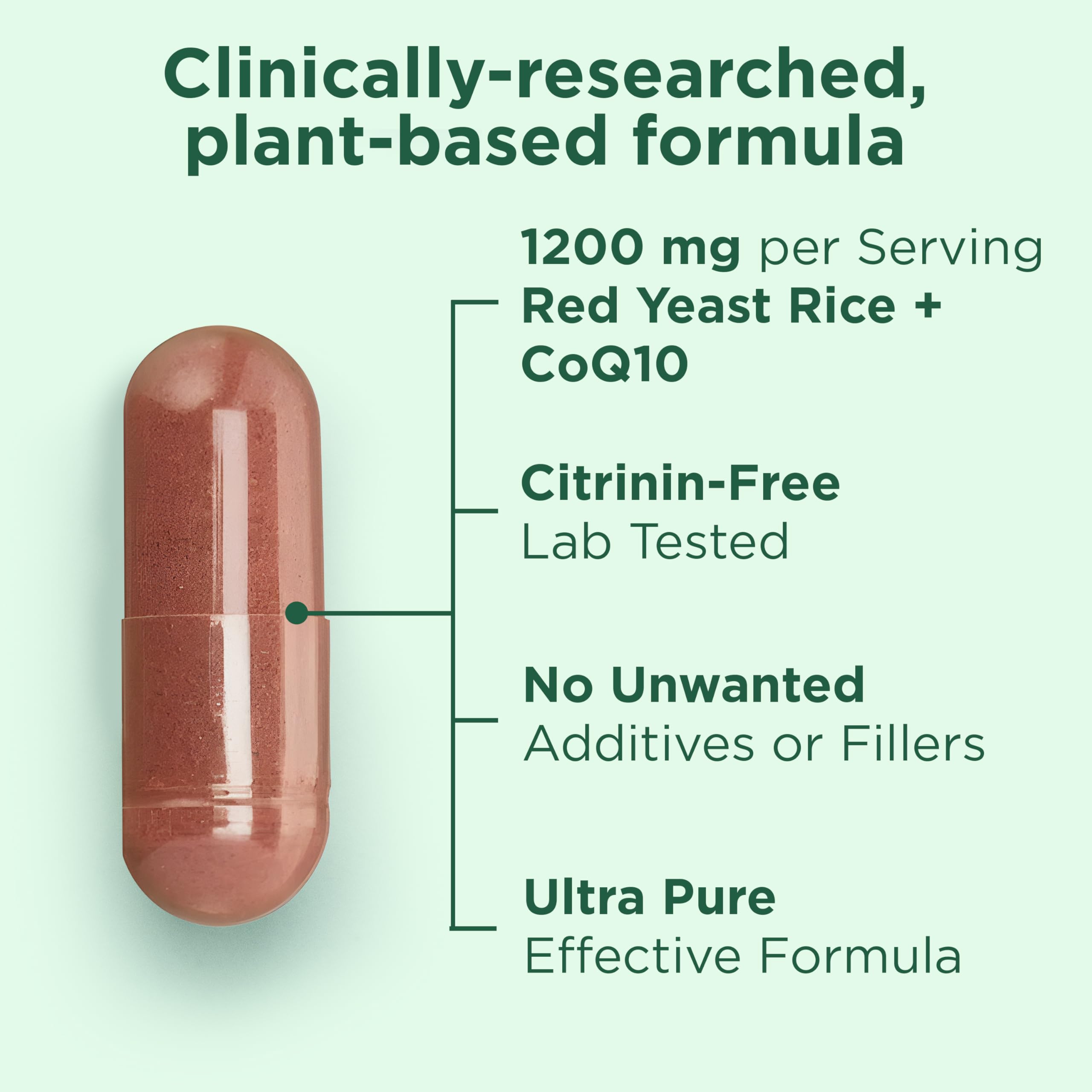 Formulation 2 en 1 levure rouge riz, usage quotidien possible.