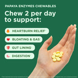Yuve naturals tablettes papaye a croquer parfaites apres repas pour confort digestif