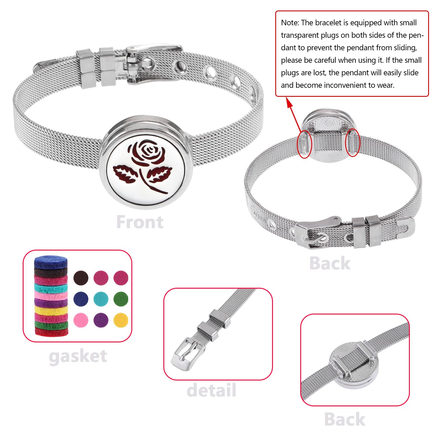 YWLI chaîne ajustable bracelet chic et confortable à porter.