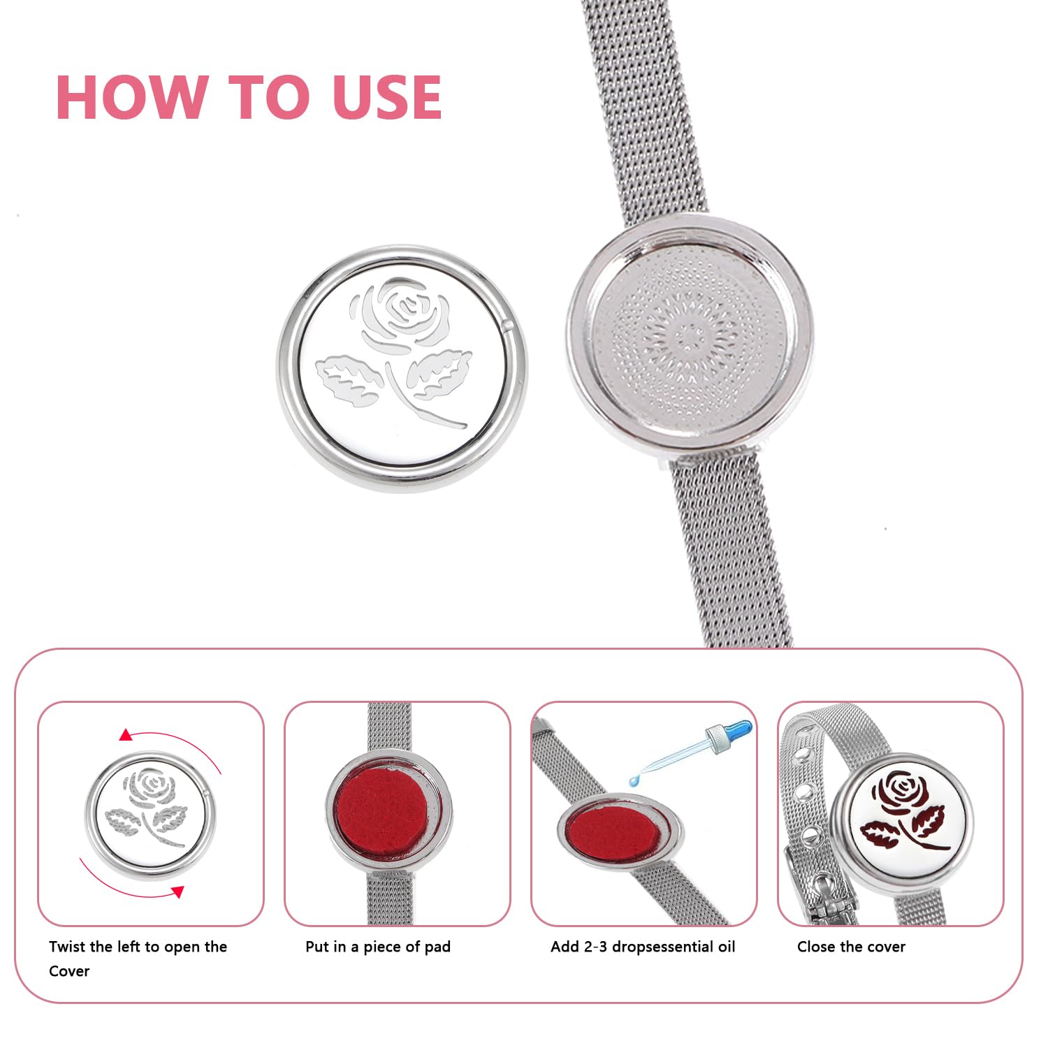 YWLI coffret cadeau diffuseur bracelet aromathérapie idéal pour offrir.