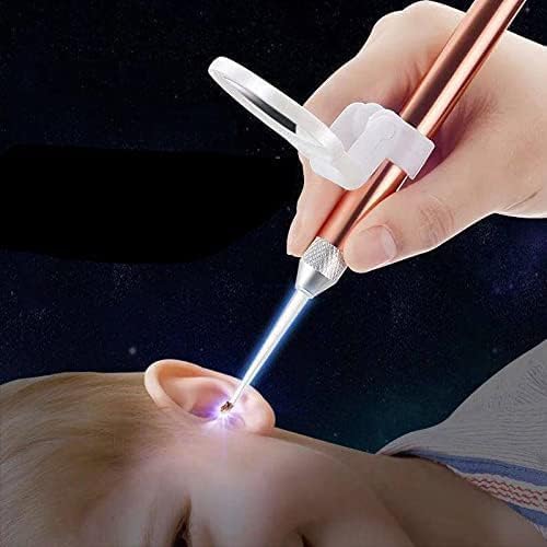 Yxinjy Rose Gold Ear Wax Removal Kit ensemble, outil polyvalent pour l'hygiène des oreilles.