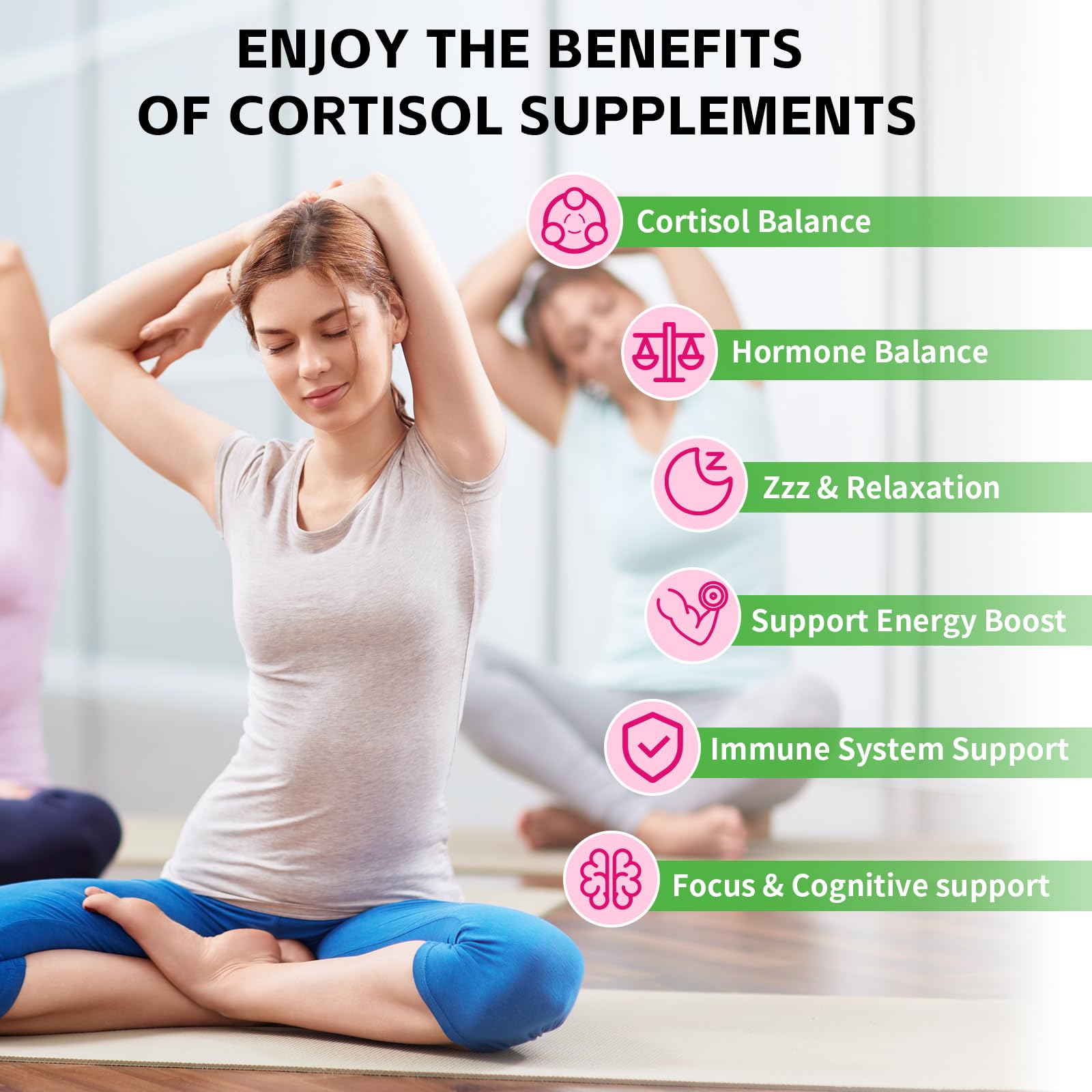 Gommes cortisol framboise YXSW, emballage pratique pour une routine relaxante.