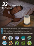 YYDSKIT machine à sons – 32 sons variés pour le sommeil et la détente.