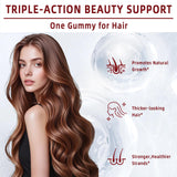 YYLLYY bonbons gélifiés biotine et silice: nutriments essentiels pour cheveux.