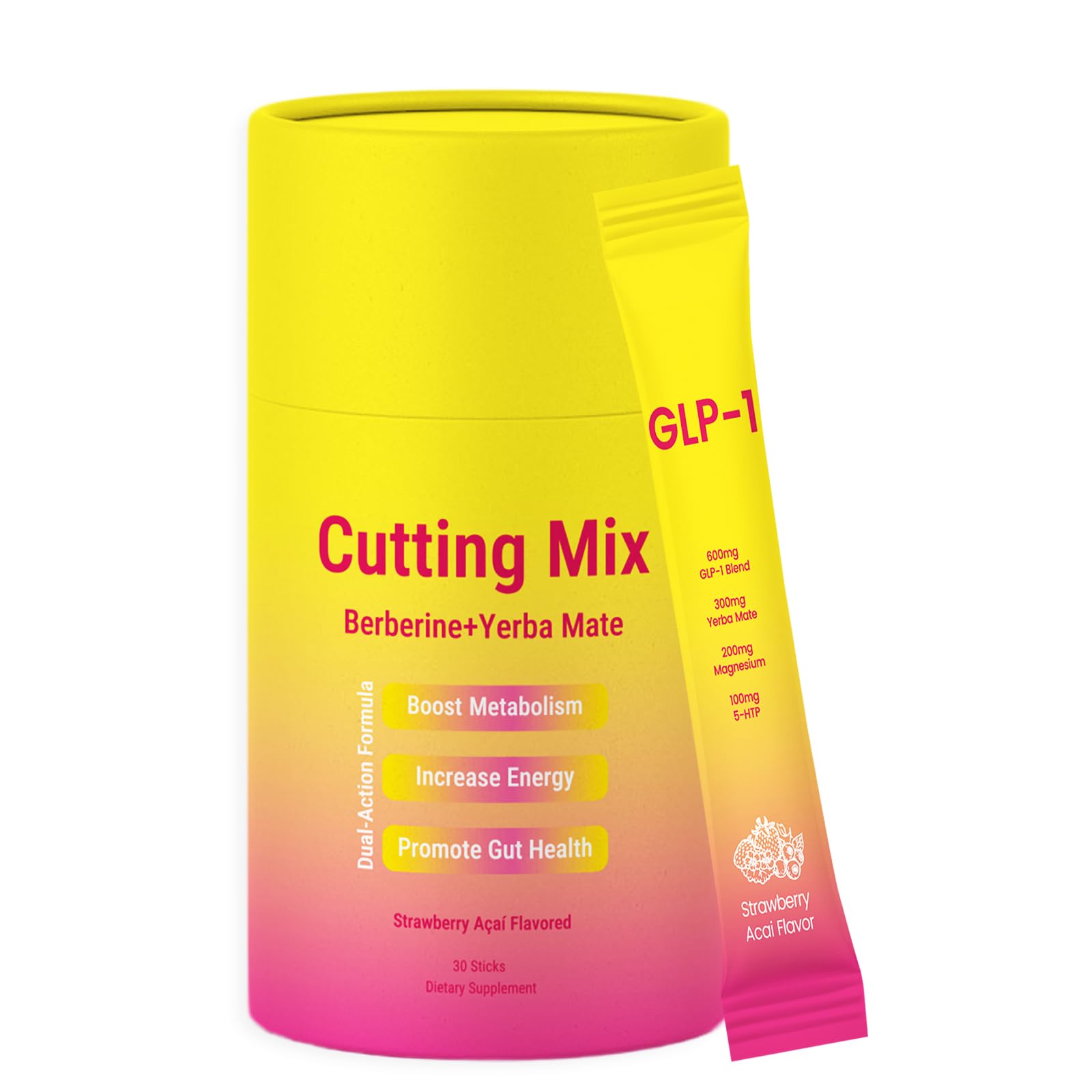 YYLLYY Cutting Drink Mix sachet berberine, énergie naturelle et pratique