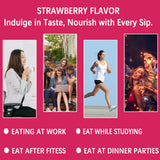 YYLLYY Cutting Drink Mix texture poudre rose, saveur naturelle