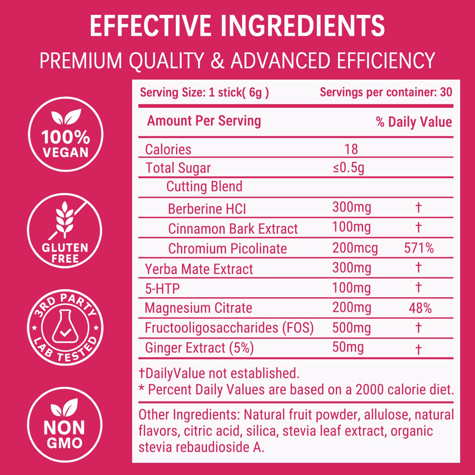 YYLLYY Cutting Drink Mix verre avec Fraise Açaí, dégustation fruitée