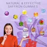 YZQ WAIDE gommes-safran-ingredients-cles, safran et nutriments essentiels.