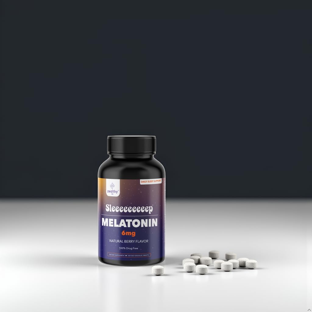 Rituel nocturne apaisant avec Mélatonine Z Zealthy Life à dissolution rapide