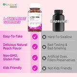 Saveur pêche des gommes ZA'ZA K ORGANICS pour une prise agréable