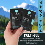 Pack portable Zaca Recovery prêt à emporter lors d’un déplacement