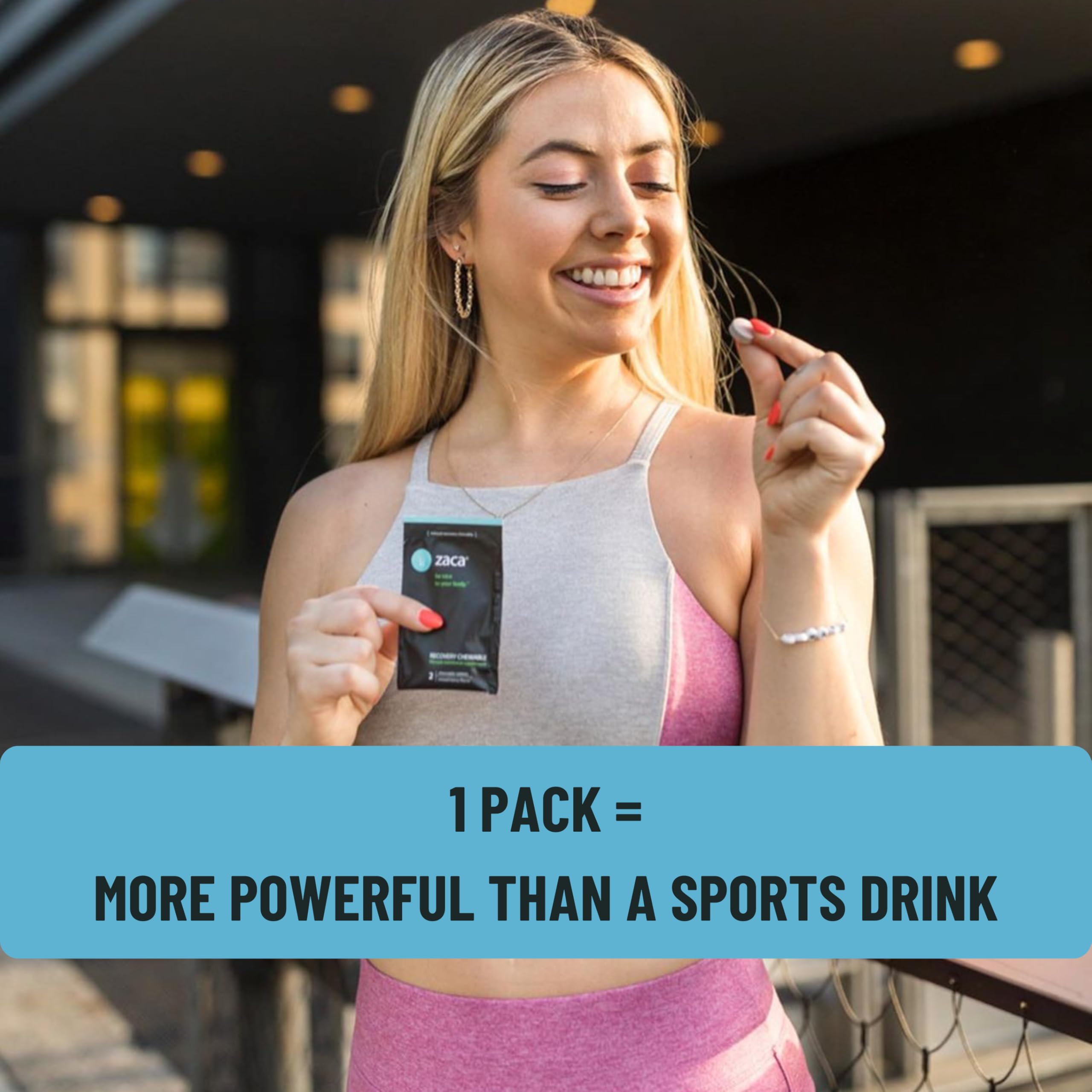 Tablettes hydratation Zaca Recovery pour récupération rapide après exercice