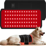 ZAEXAE Tapis lumière rouge 70 DEL pour chien, confort et détente