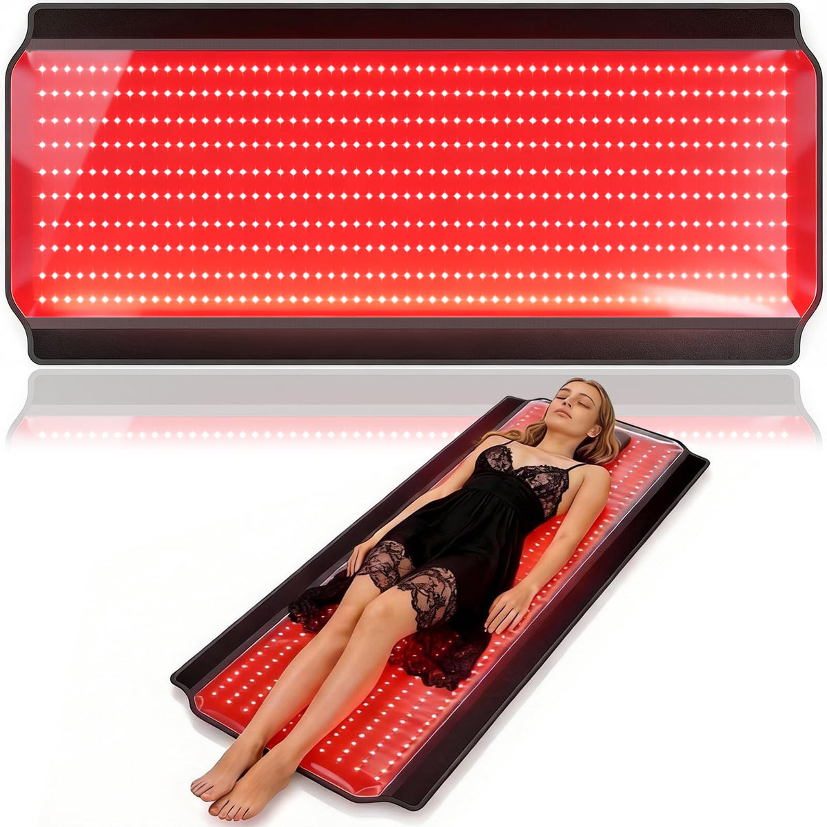 ZAEXAE tapis thérapie lumière rouge – couverture corporelle complète à domicile.