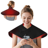 ZAEXAE tapis thérapie lumineuse pour le cou et les épaules, soulagement ciblé.