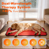 ZAEXAE tapis therapie lumiere rouge-epaule: solution flexible pour zones ciblées