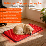 ZAEXAE tapis therapie lumiere rouge-ventre: couverture polyvalente pour chiens et chats